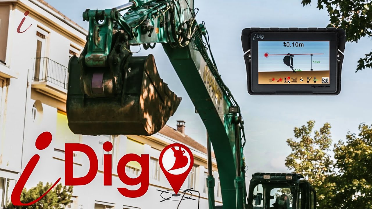 iDig Touch 2D | Nivelační systém pro rypadla