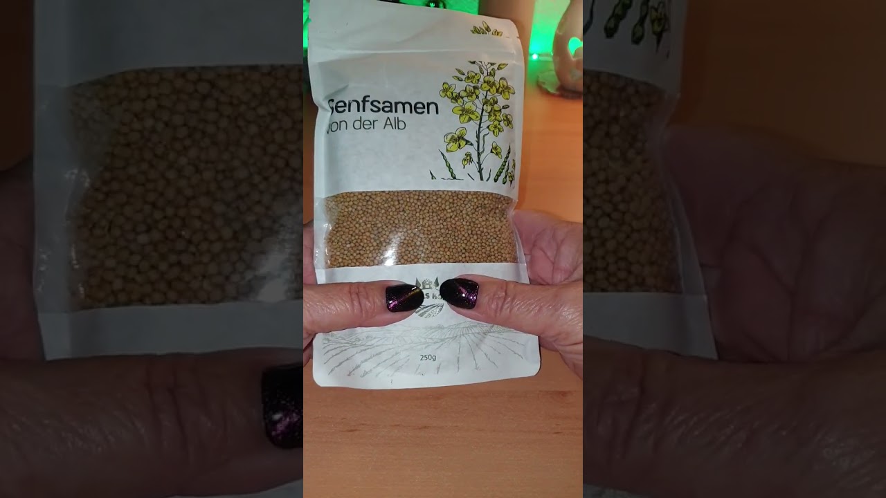 250 g   gelbe Senfsamen, Senfkörner aus deutschem Anbau, Vielseitig verwendbar