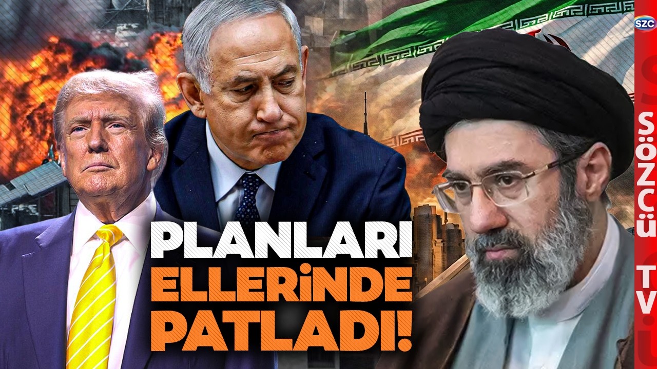 ABD ve İsrail'in İran Planı Çöktü! Trump'ın Planı Şaştı İsrail Hedefine Ulaşamadı