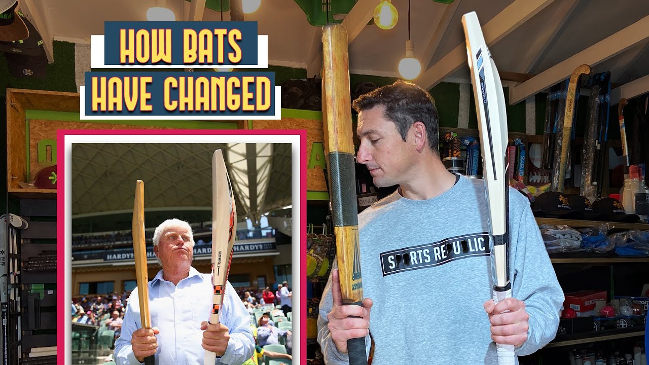 How Cricket Bats have changed!