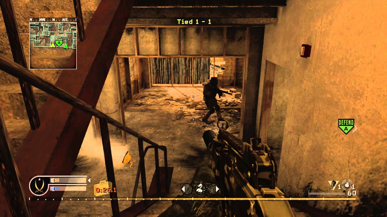 Call of Duty 4 Search and Destroy on Backlot