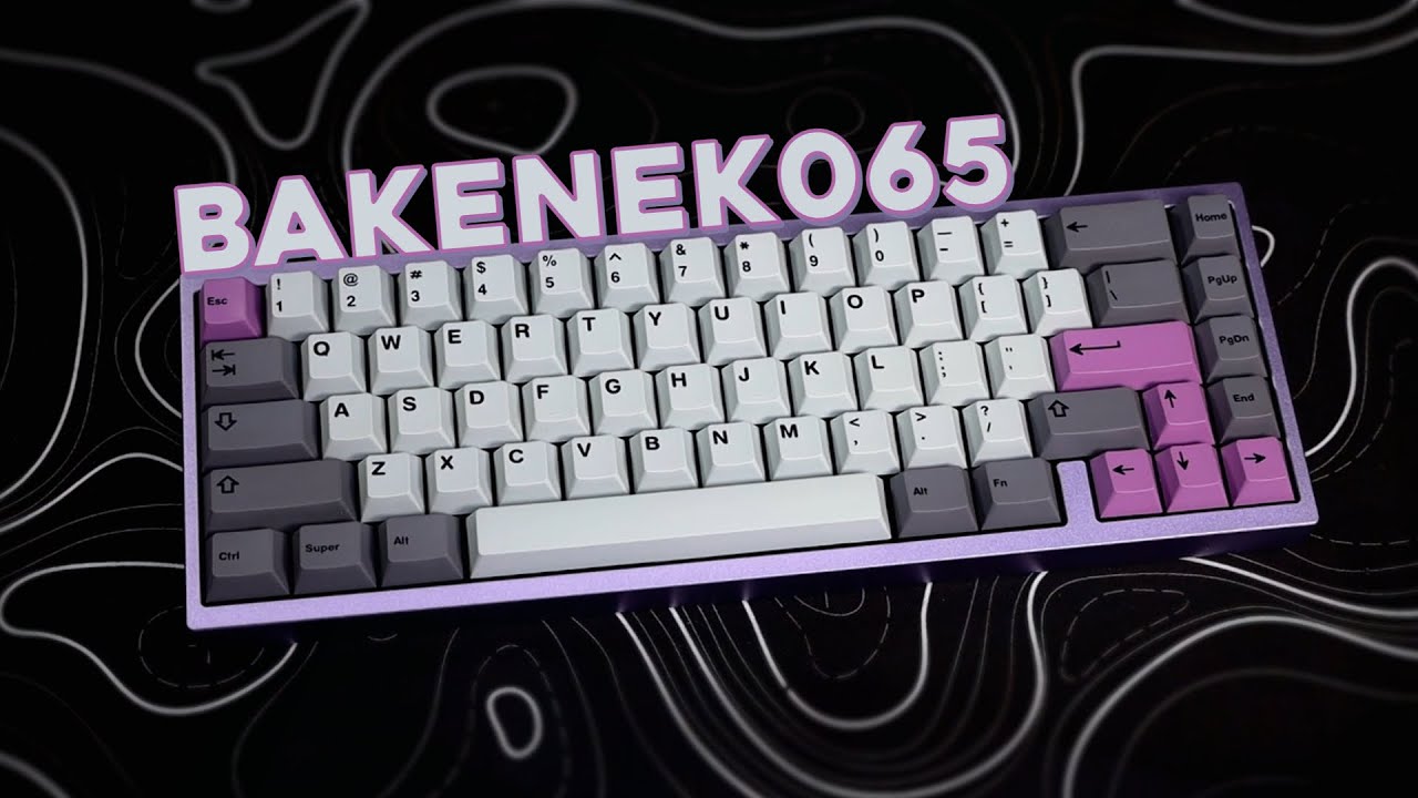 The Best Custom Keyboard for your Money... Bakeneko65 CNC Lilac Build/Review