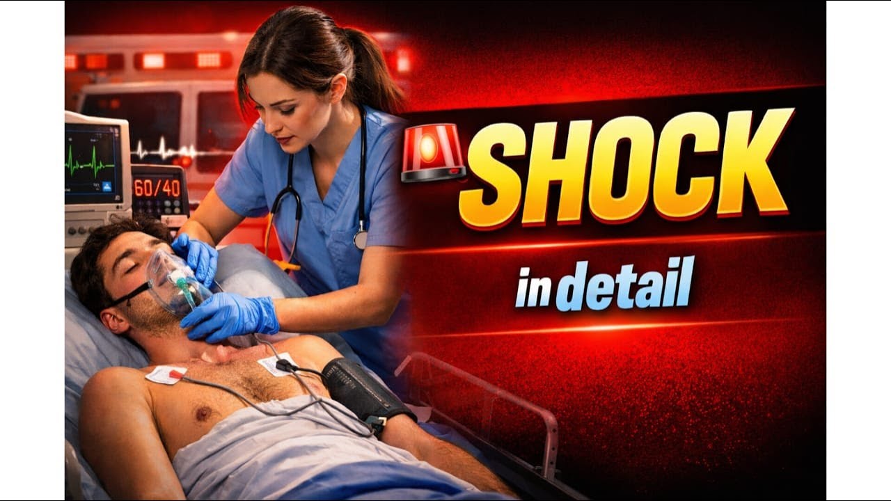 SHOCK  | Types, Causes, Signs & Management |  Medical Surgical Nursing  | Nursing Tutorial