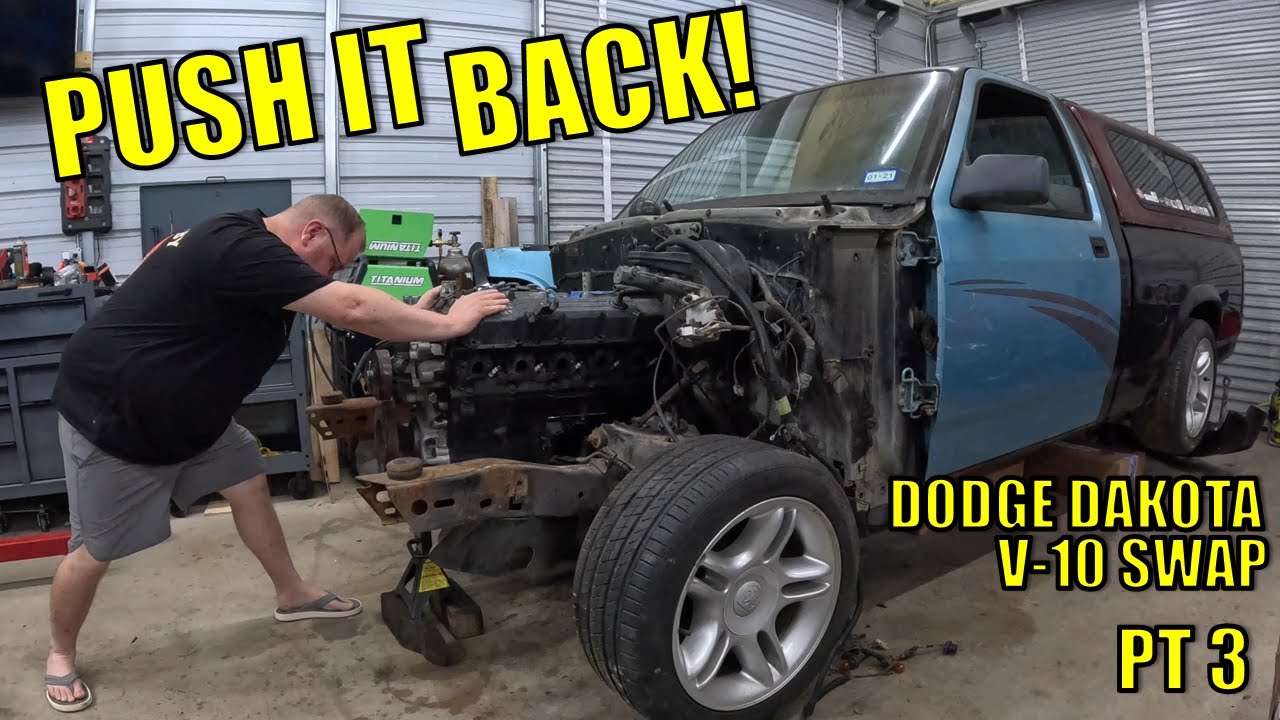 A Setback in our V-10 Dodge Dakota Swap ... (Literally)