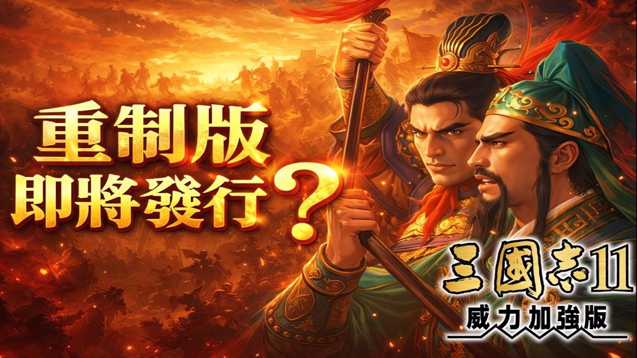 【限時公開】為什麼我敢保證？《三國志11》重製版即將發行！