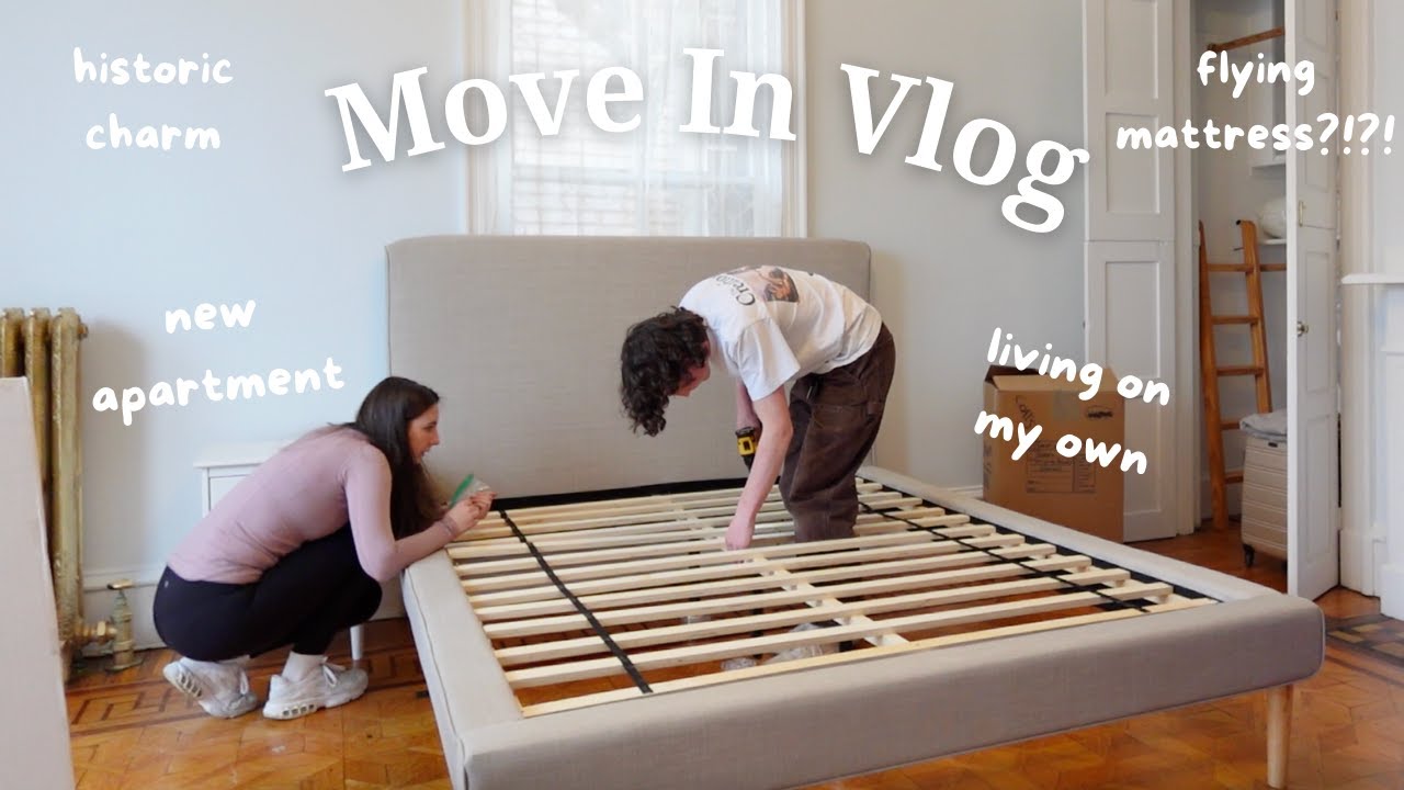 Move In Vlog | moving to Portland Maine, and almost losing my mattress