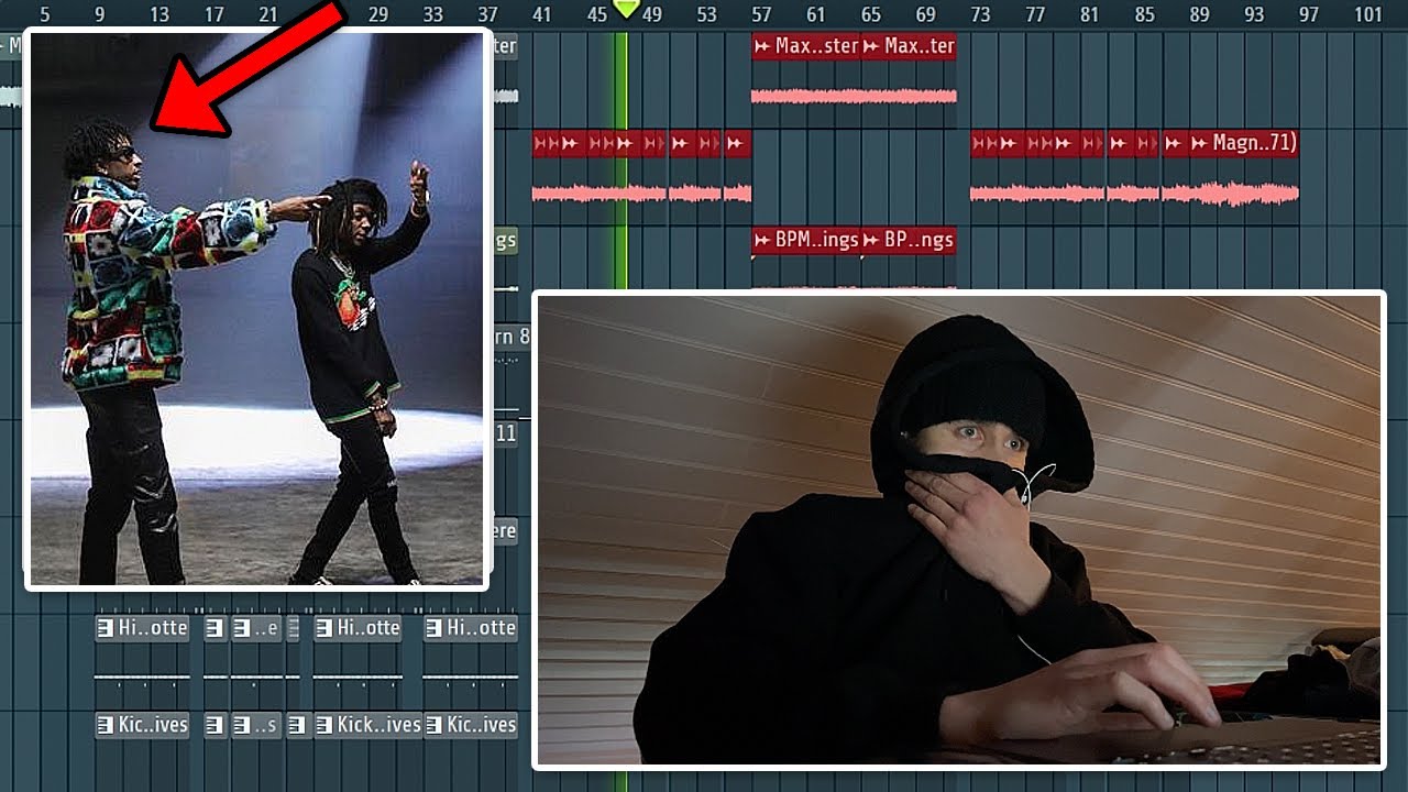 Making a Beat for JID and 21 Savage | FL Studio Cookup