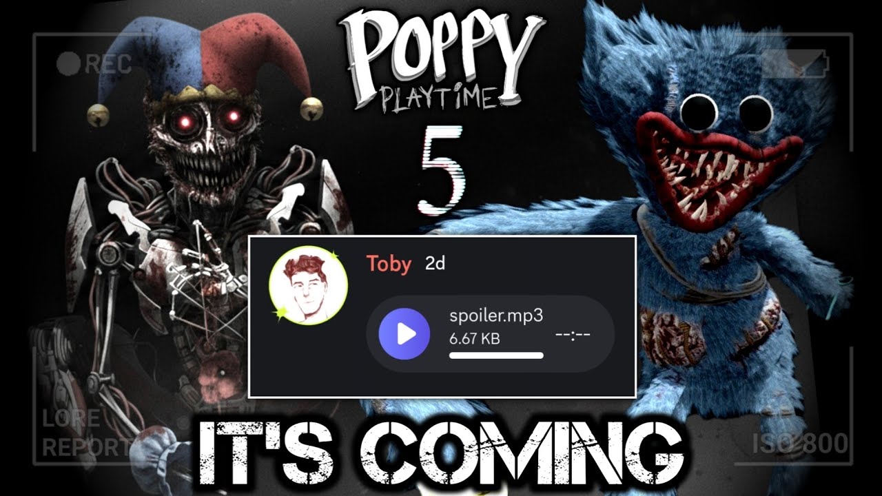 Poppy Playtime Chapter 5 - New Official AUDIO MESSAGES by Mob Entertainment | 10 Days Left