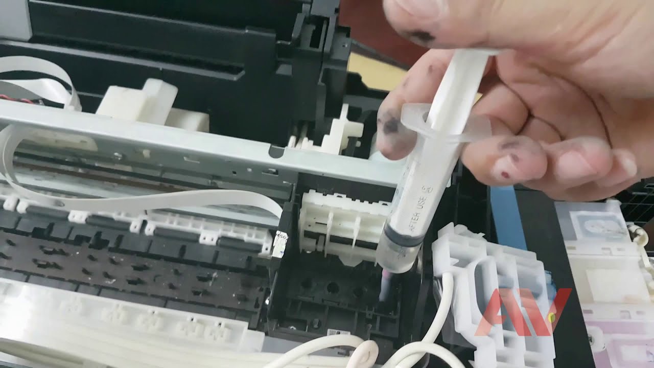How to clean clogged blocked Epson print head nozzles the easy way PhatTrienAnhViet.com