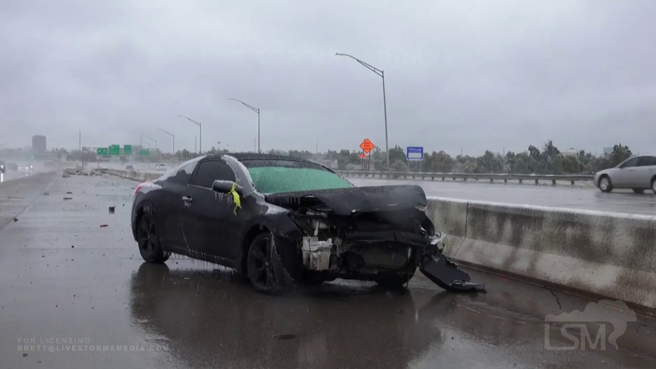 10-27-2020 Yukon - Oklahoma City, OK - Historic Ice Storm Damage, Accidents and Cleanup