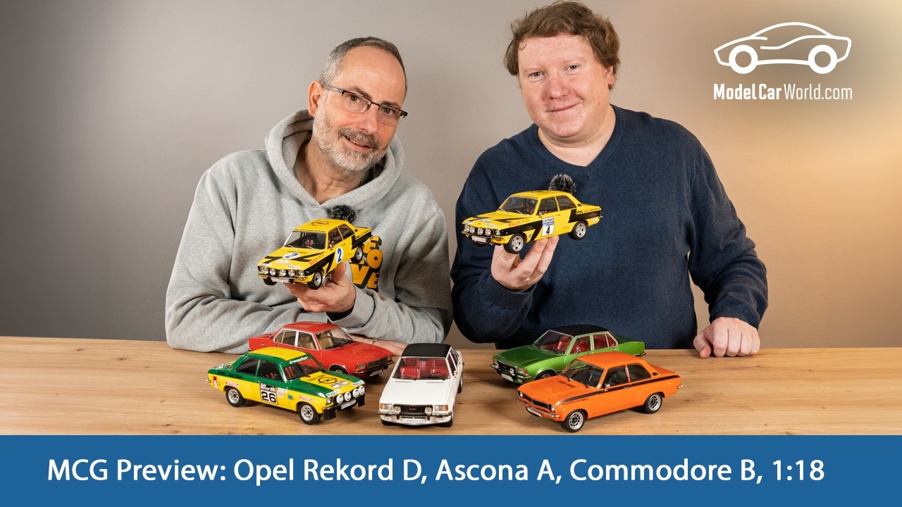NEU von MCG in 1:18: Opel Klassiker & Röhrl Rallye-Legenden im Preview!