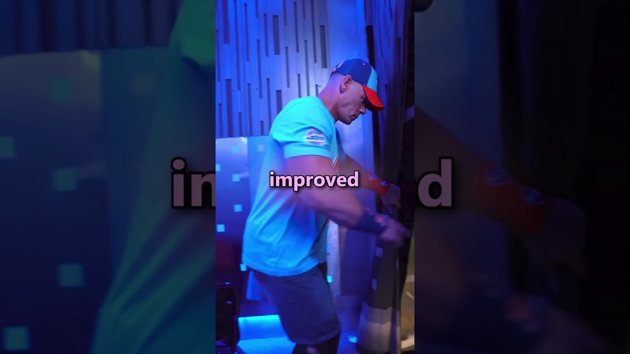 Why does John Cena have a curved spine?
