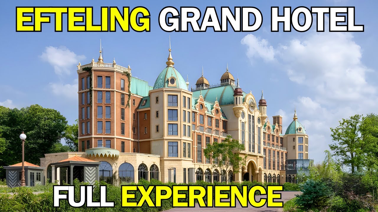 Wij sliepen in het LUXE Efteling Grand Hotel 🏨✨ | FULL Experience in 4K POV
