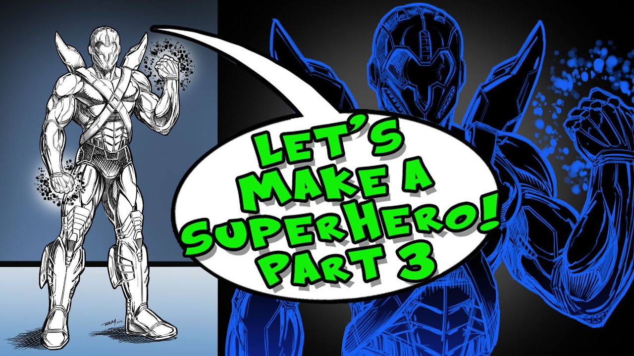 Lets Make a Superhero - Step by Step - Part 3 -  Manga Studio 5