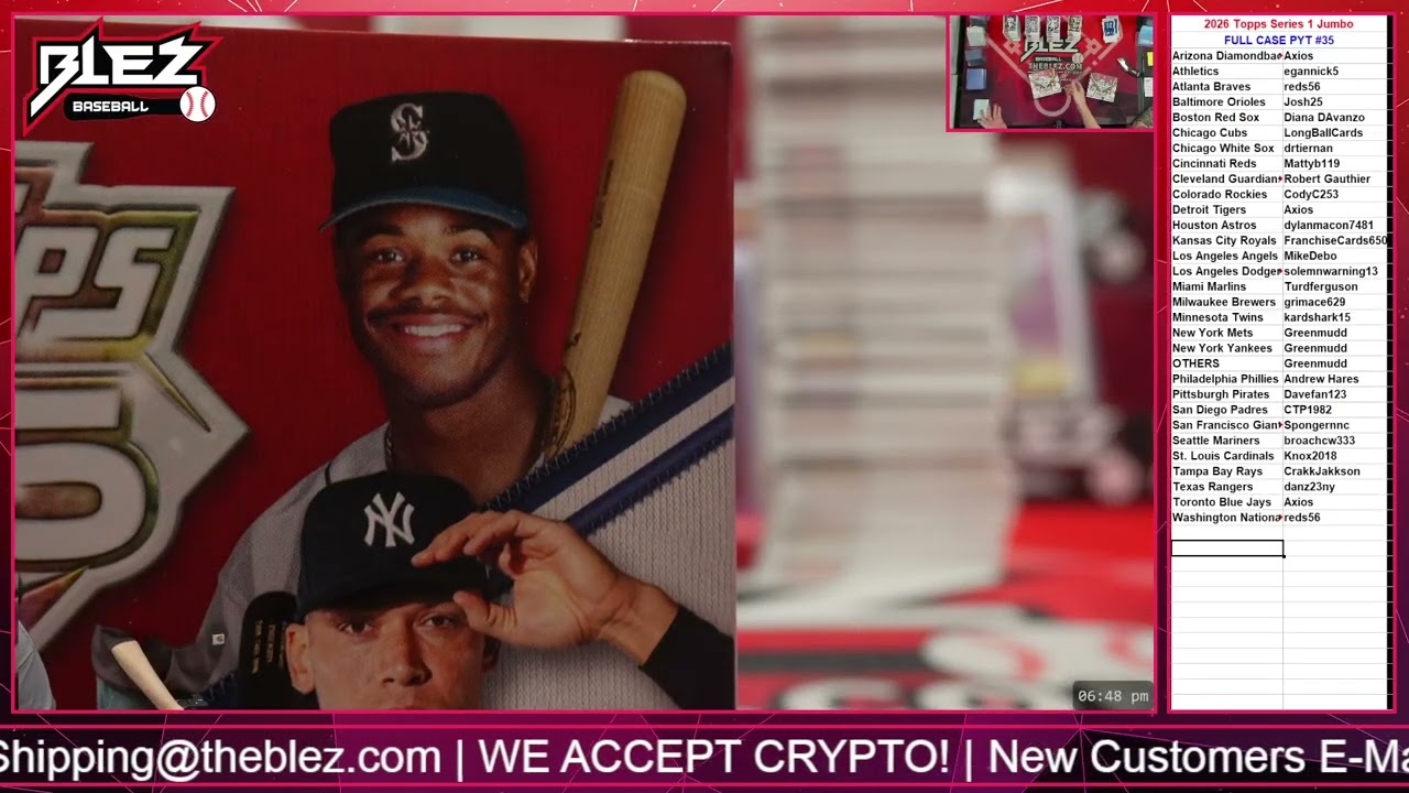 2026 Topps Series 1 Jumbo FULL CASE BREAK Pick Your Team #35