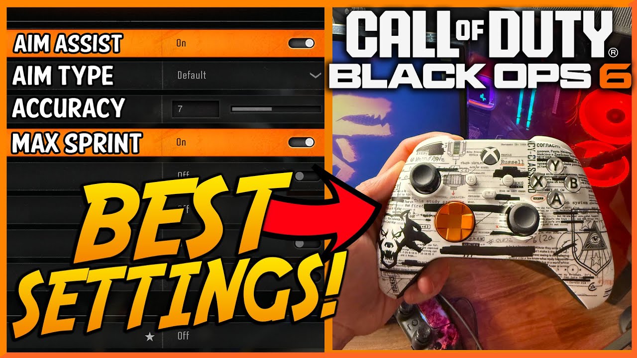 BEST CONTROLLER SETTINGS FOR CONSOLE/PC IN BLACK OPS 6! (BO6 Best Settings)