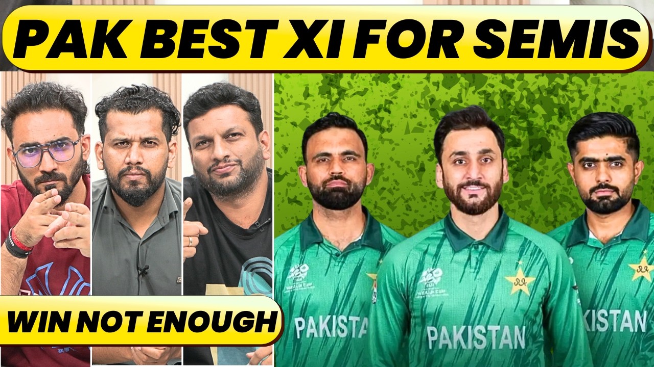 DROP BABAR, OPEN WITH FAKHAR. PLAY NAFAY AS WK. THIS XI WILL GIVE PAKISTAN A REAL CHANCE