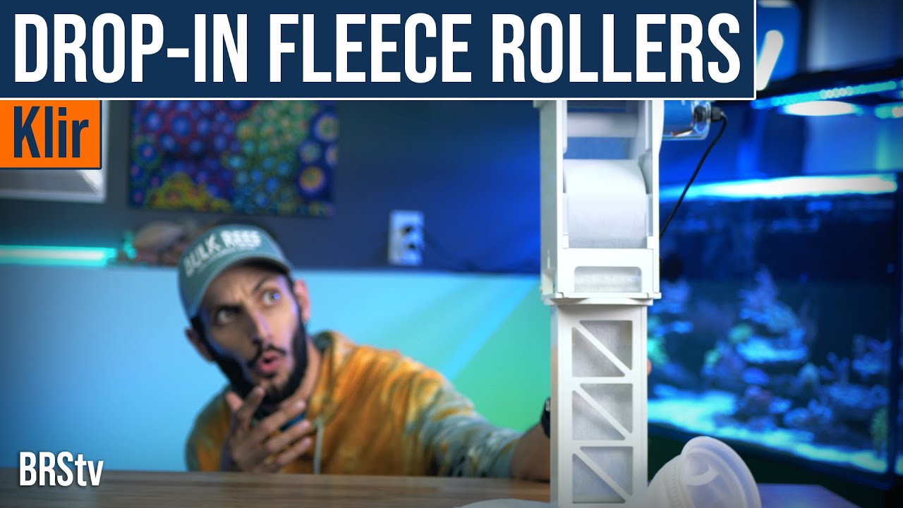Tired of Changing & Washing Dirty Old Filter Socks? Klir Drop-in Fleece Roller Does It for You!