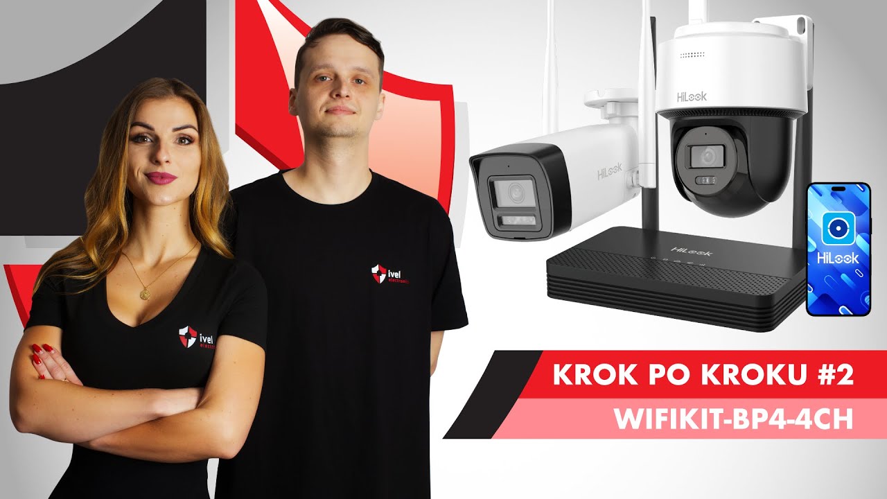 Konfiguracja zestawu do monitoringu HiLook WIFIKIT-BP4-4CH | Krok po kroku z IVEL Electronics #2