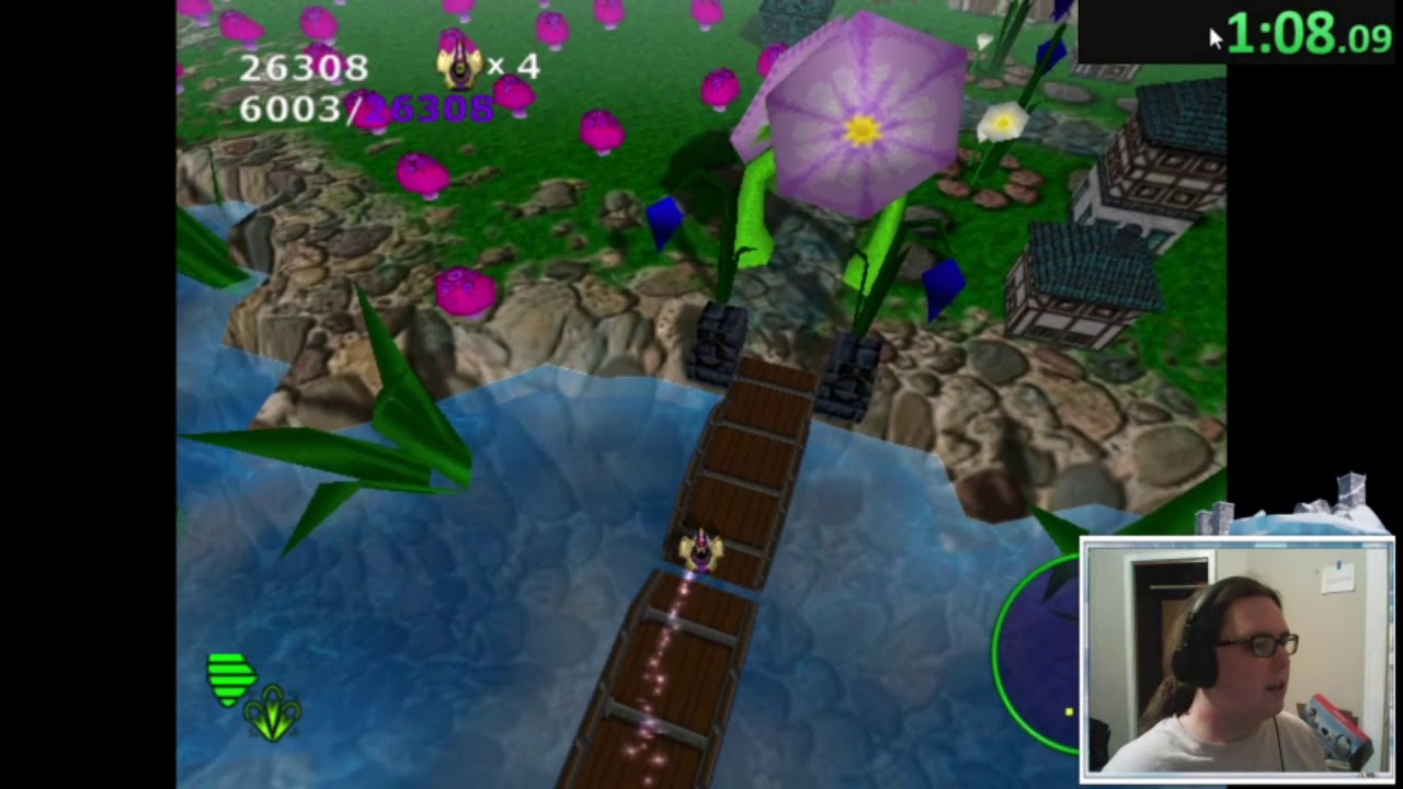 Centipede (1998, Dreamcast) 1-1: The Firth of Fifth (all sub-objectives) in 1m55s (WR)