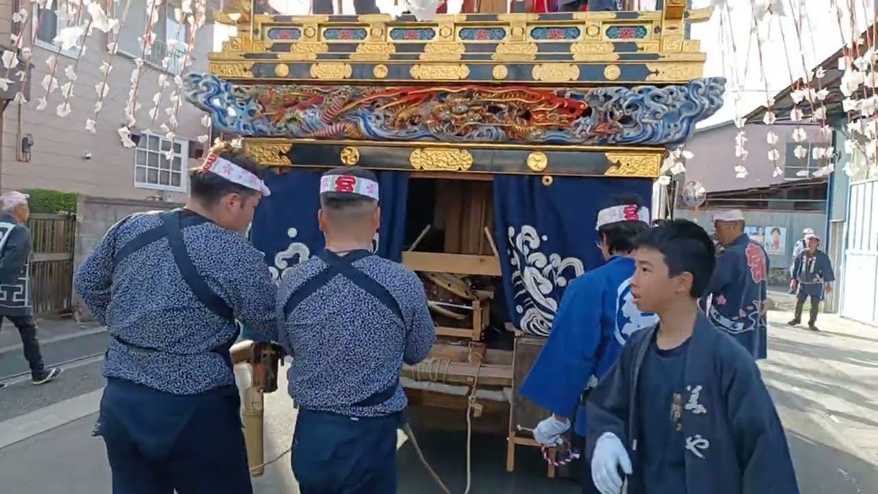 令和六年小鹿神社例大祭 腰之根笠鉾１日目