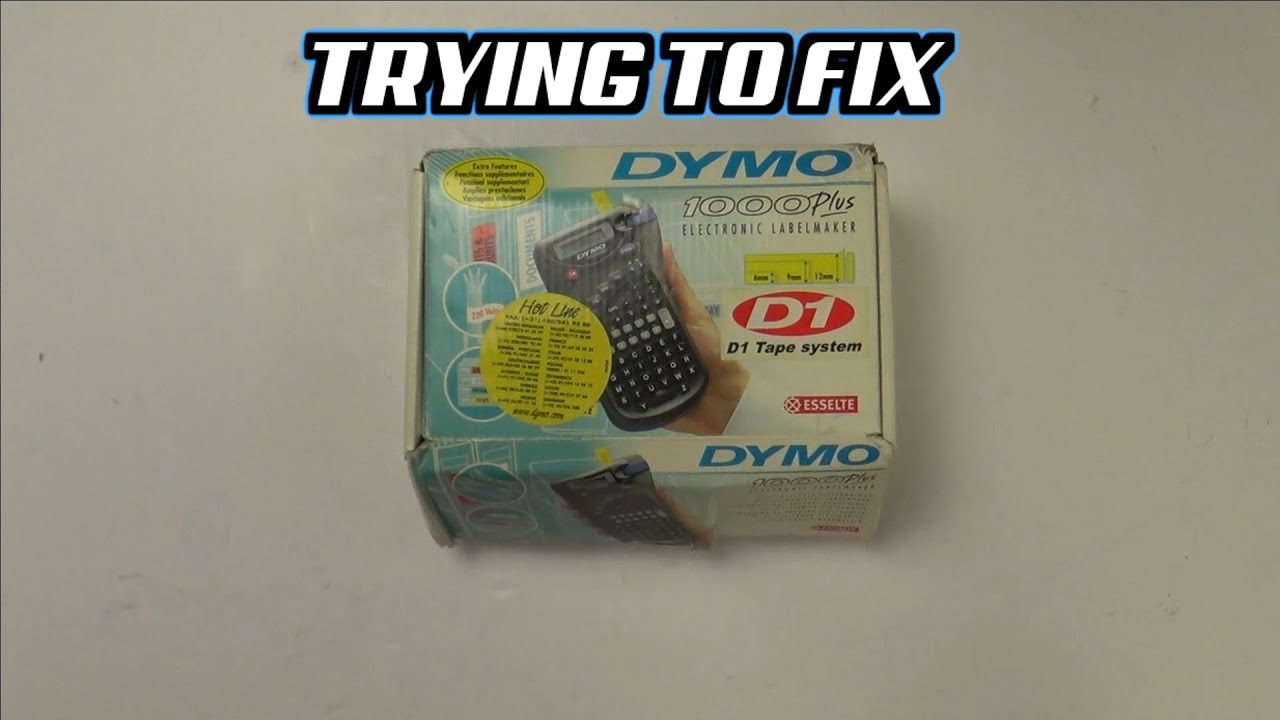 Trying to FIX : Dymo LABEL PRINTER purchased from eBay