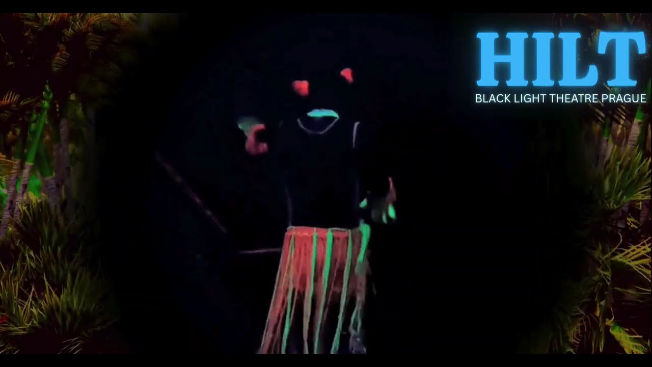 HILT black light theatre Prague - HILT teatro negro Praga