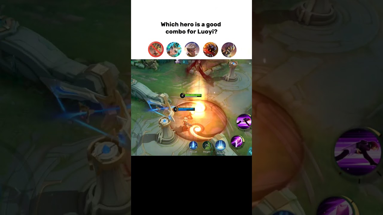 WHICH HEROES COMBO WITH LUOYI? #mobilelegends #shorts