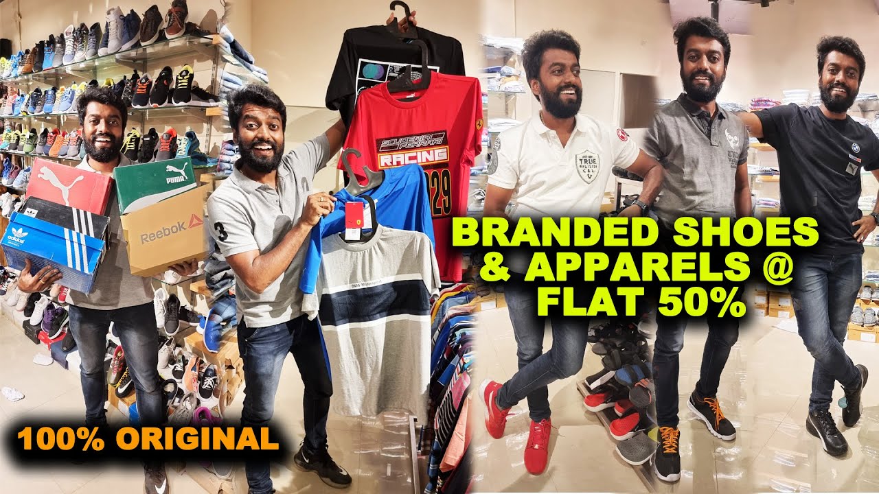 BUYING MY NEW BRANDED SHOES & APPAREL at Flat 50% OFFER !! 100% original - The Shoe Factory