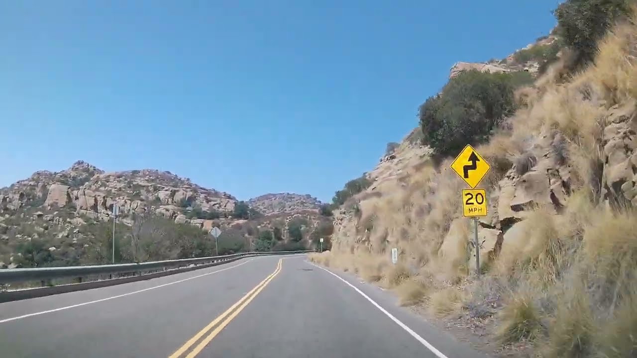 Santa Susana Pass Rd. Drive Topanga to Simi Valley California