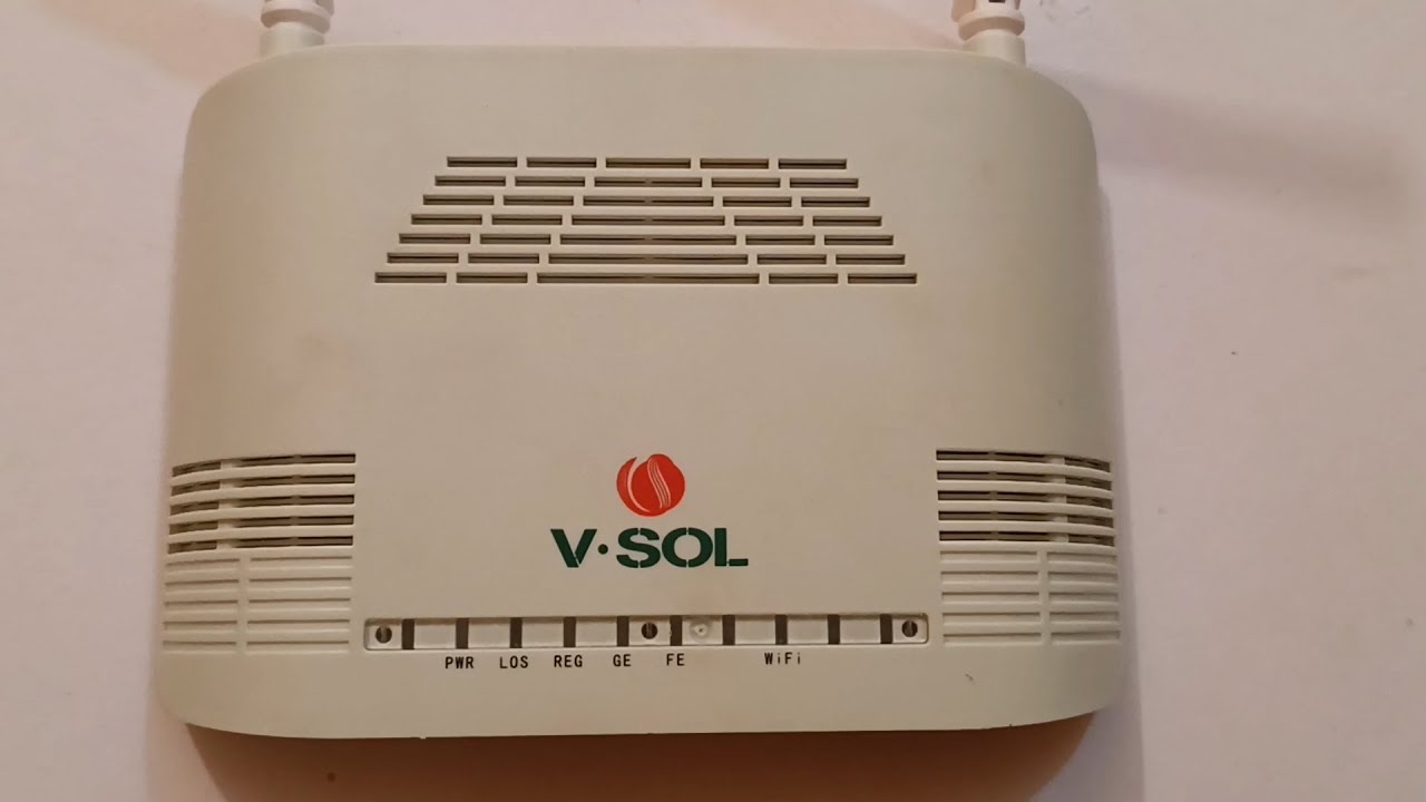 V-SOL Router Setup PPOE Configuration (xPon + WiFi)  V-SOL xPon +1GE+1FE+WiFi ONU Router Setup Guide