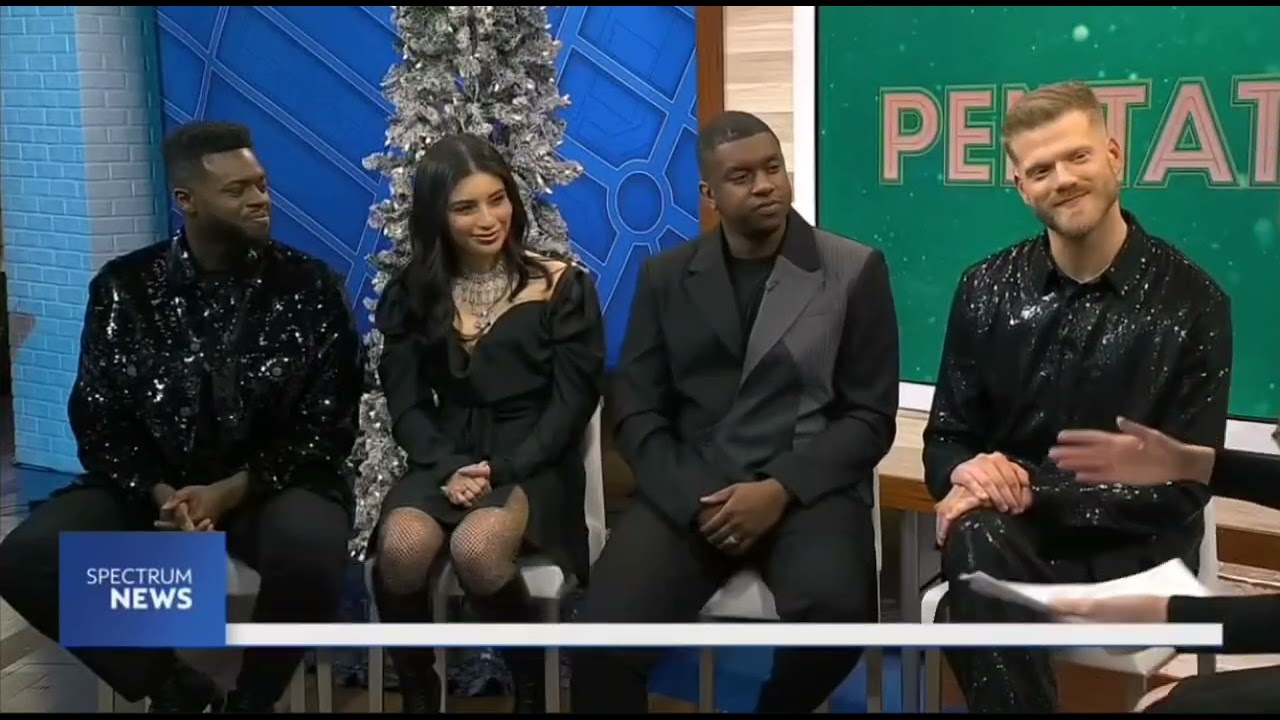 Pentatonix ( minus Mitch) interview on Dec 5th 2023 Spectrum News NY1