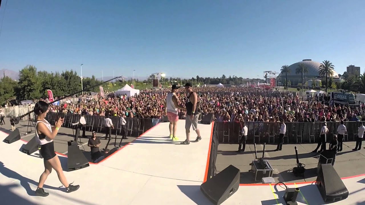 Zumba fest santiago chile 2014 @djtumbero Radio carolina