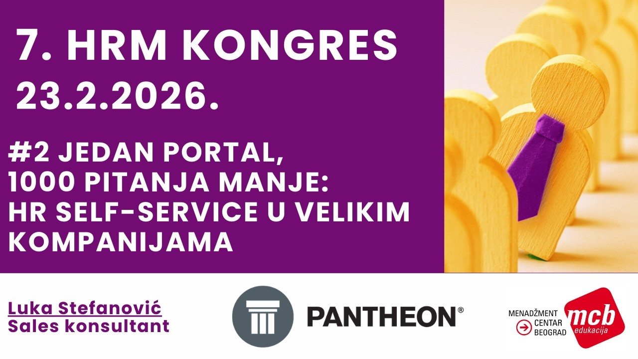 7. HRM Kongres PREZENTACIJA #2 JEDAN PORTAL, 1000 PITANJA MANJE