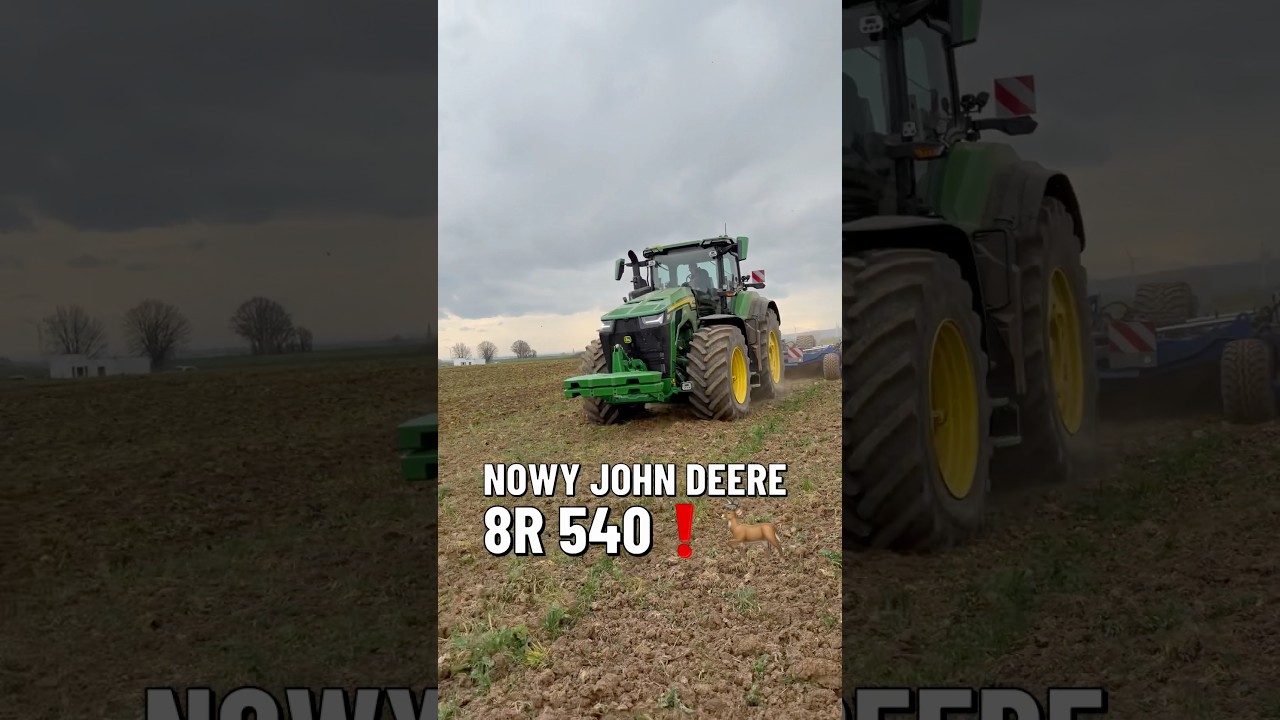 Nowy John Deere 8R 540. To najmocniejszy ciągnik świata w klasycznym układzie!