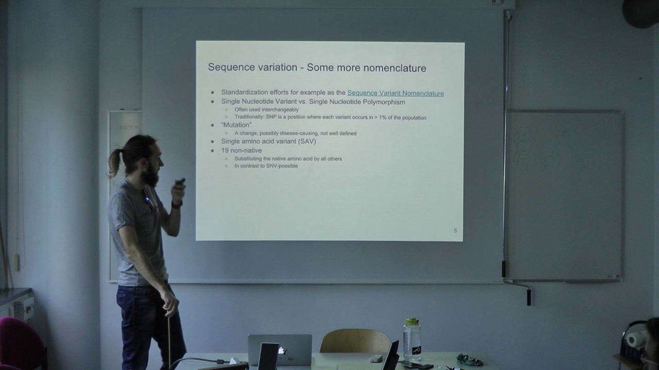Protein Prediction 2 for Computer Scientists - Lecture 3, Predicting the Effect of Sequence Variants