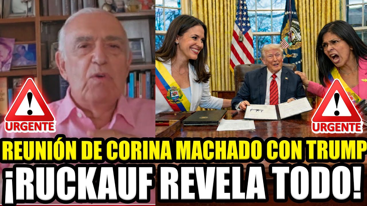 🚨PRIMICIA MUNDIAL &iexcl;RUCKAUF REVELA TODO ANTES DE LA REUNI&Oacute;N DE TRUMP CON CORINA MACHADO! | FRAN FIJAP