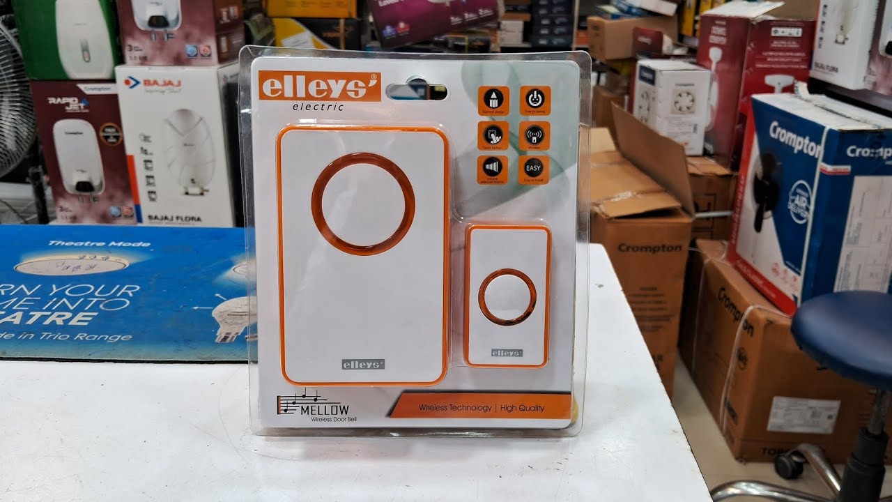 elleys crord less bell wireless bell remote bell