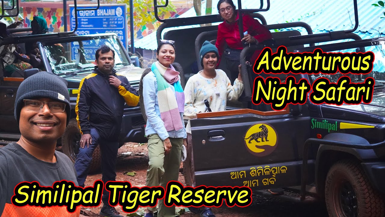 Similipal Tiger Reserve Core Zone Safari 2025 || Adventurous Night Safari || New Vehicle || Guidance
