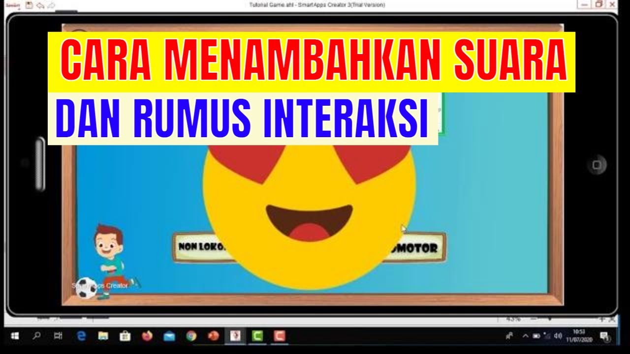 Tutorial smart apps creator 3 - Cara menambahkan Efek Suara Background dan Interaksi