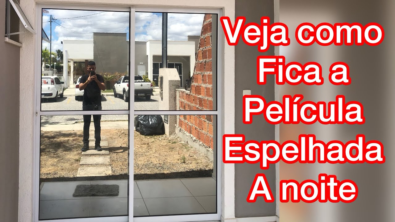 Película Espelhada, veja como fica a noite!