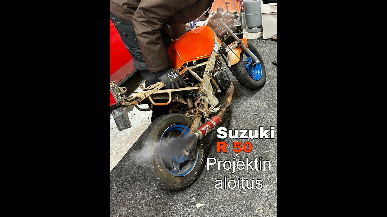 Suzuki R50 pikkumopon kunnostus #1