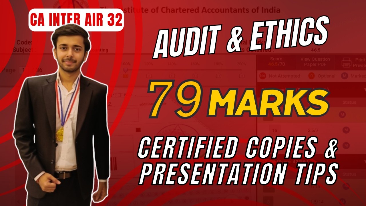 AUDIT Certified Copies of AIR32 | How to Write Answers? | Presentation Tips | #cainteraudit #audit