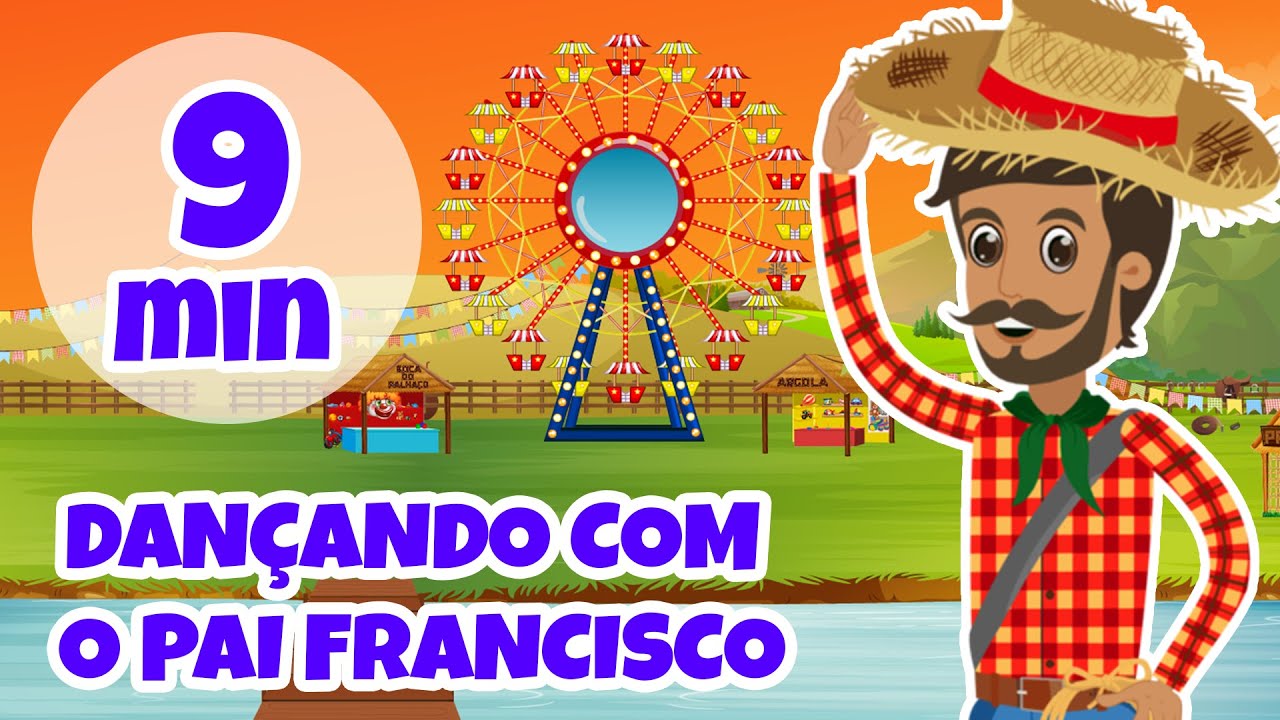Dan&ccedil;ando com o Pai Francisco - Giramille 9 min | Desenho Animado Musical