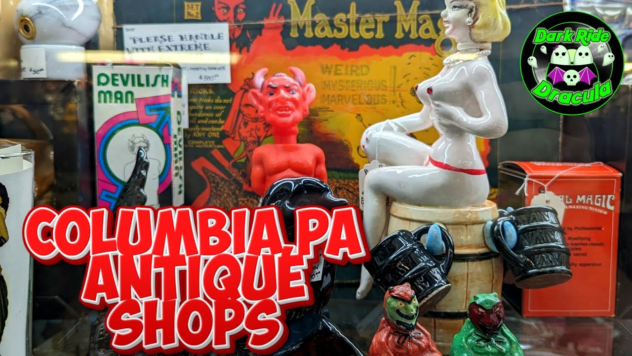 RETRO TREASURE HUNTING AT THE ANTIQUE STORE -  COLUMBIA , PA  - TOLLBOOTH ANTIQUES - 6/19/24