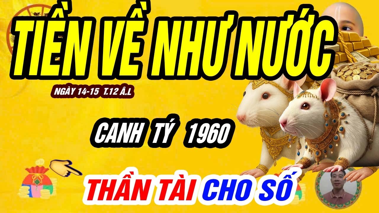 🌈 ĐỔI VẬN GIÀU TO! Tuổi CANH TÝ 1960 BƯỚC QUA CỬA LỘC – 2 Ngày Quyết Định