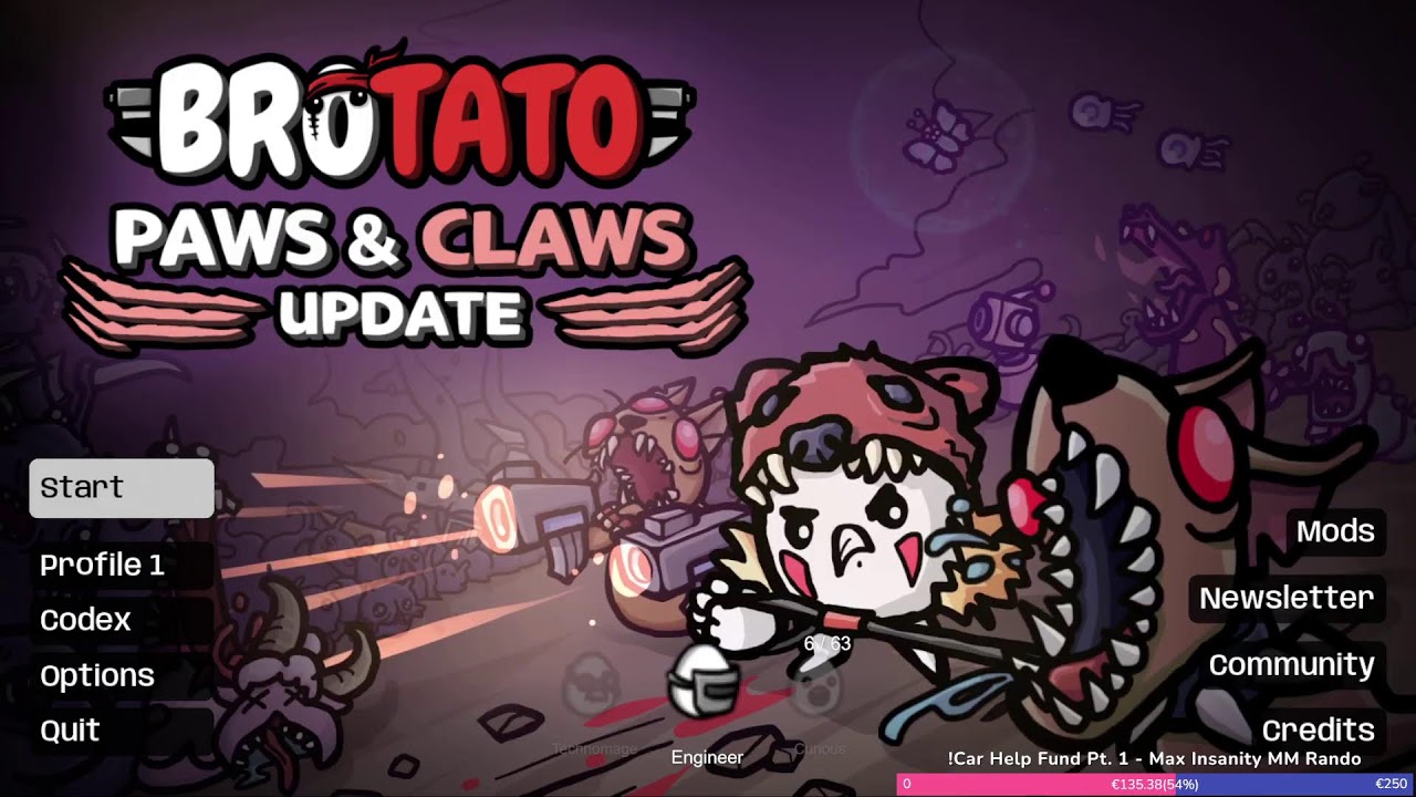 Brotato Deathless Challenge Stream
