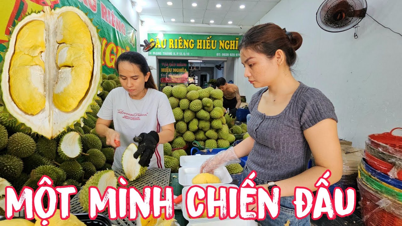 Bà Chủ Tiếp Tục Chiến Đấu Khui Mấy Chục Trái Sầu Riêng Ri 6 Khi Dũng Dê Vắng Mặt.