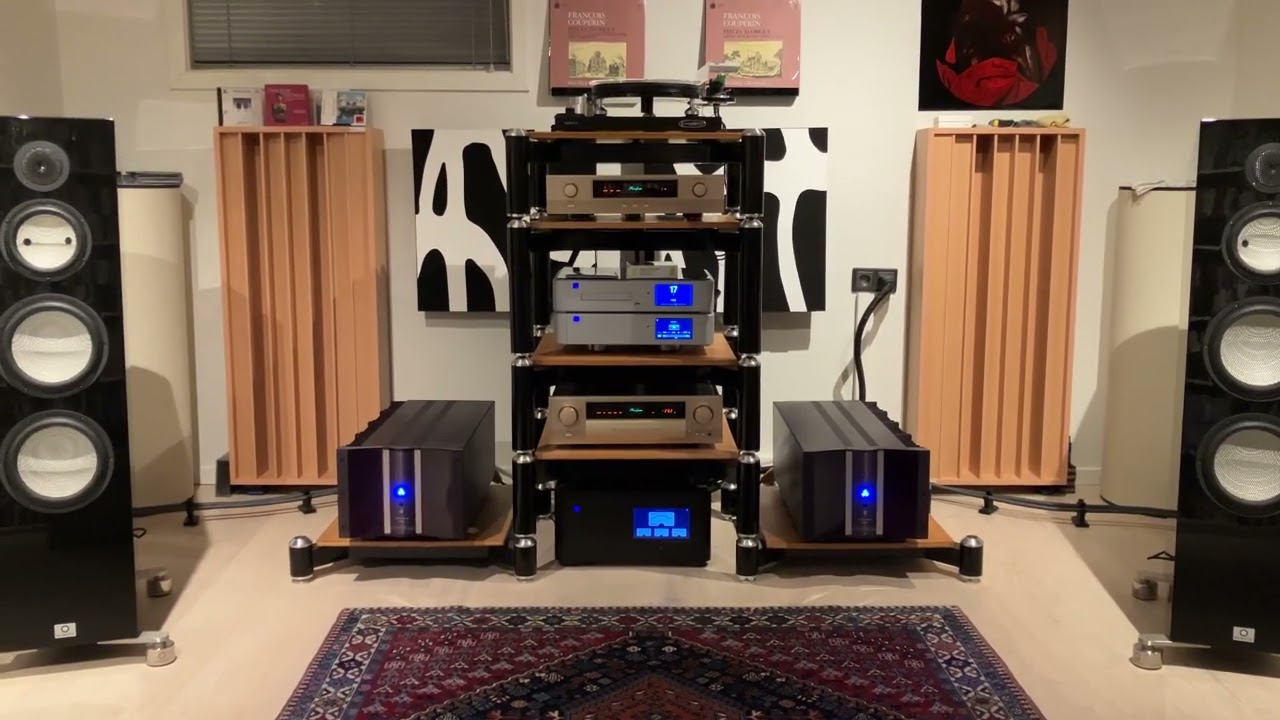 Accuphase C-2300, PS Audio Memory Player & DSDac, Krell FPB 650 Mc, Marten Bird