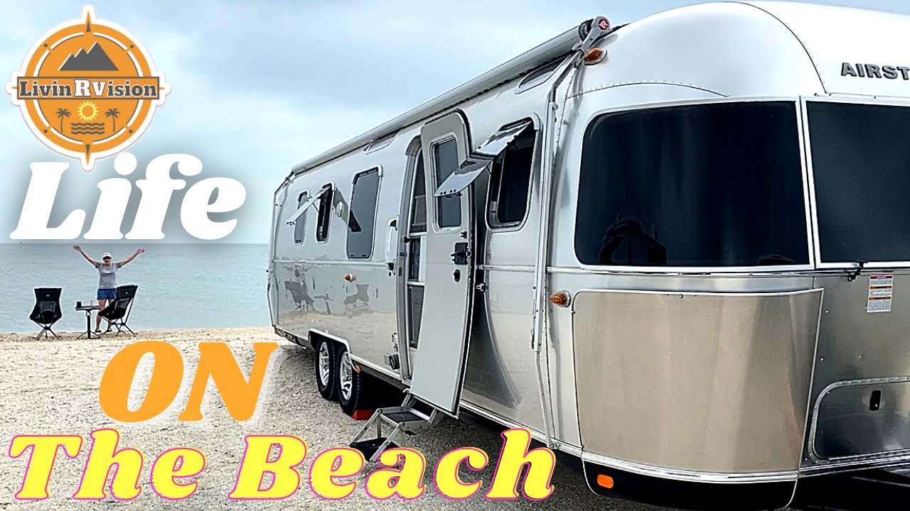 RV Texas | БЕСПЛАТНЫЙ кемпинг для автодомов НА ПЛЯЖЕ ВО ВРЕМЯ ШТОРМА! || Жизнь в автодоме